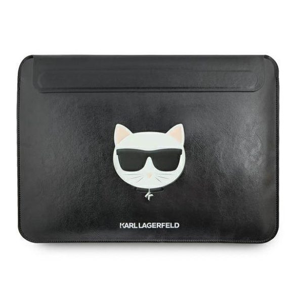 Karl Lagerfeld Notebook/Tablet táska KLCS16CHBK 16"-os fekete Choupette fej táska