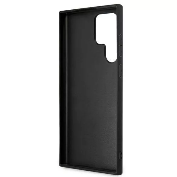 Guess GUHCS22L4GMGPI S908 S22 Ultra rózsaszín 4G nagy fém logós keménytok
