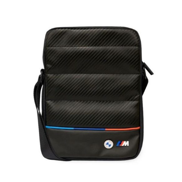 Táska BMW BMTB10PUCARTCBK Tablet 10" fekete Carbon&Nylon tricolor
