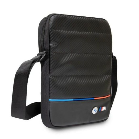 Táska BMW BMTB10PUCARTCBK Tablet 10" fekete Carbon&Nylon tricolor