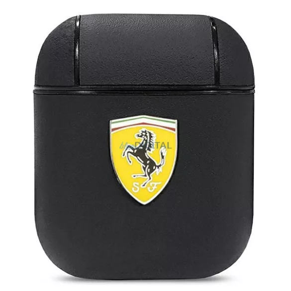 Ferrari FESA2LEBK AirPods 1/2 tok fekete On Track bőr