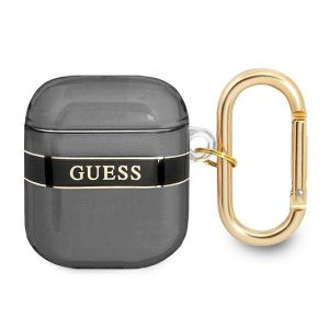 Guess GUA2HHHTSK AirPods 1/2 tok fekete Strap kollekció