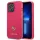 Guess GUHCP13LPS4MF iPhone 13 Pro / 13 6,1" rózsaszín Saffiano 4G kis fém logós keménytok