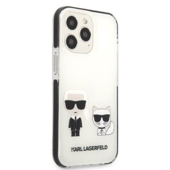 Karl Lagerfeld KLHCP13LTPEKCW iPhone 13 Pro / 13 6,1" keménytok fehér Karl&Choupette