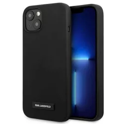   Karl Lagerfeld KLHCP13SSLMP1K iPhone 13 mini 5,4" keménytok fekete Silicone Plaque