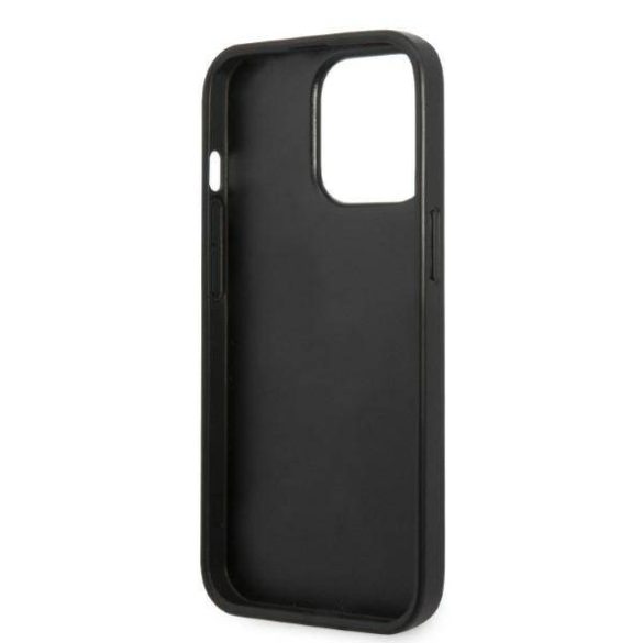 Karl Lagerfeld KLHCP13XMNMP1K iPhone 13 Pro Max 6,7" keménytok fekete Monogram Plaque tok