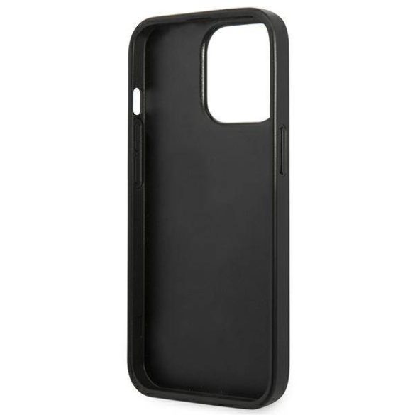 Karl Lagerfeld KLHCP13LMNMP1P iPhone 13 Pro / 13 6,1" keménytok rózsaszín monogramos Plaque tok