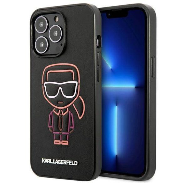 Karl Lagerfeld KLHCP13XTUOK iPhone 13 Pro Max 6,7" többszínű keménytok Karl ikonikus Outline