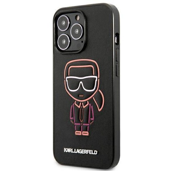 Karl Lagerfeld KLHCP13XTUOK iPhone 13 Pro Max 6,7" többszínű keménytok Karl ikonikus Outline