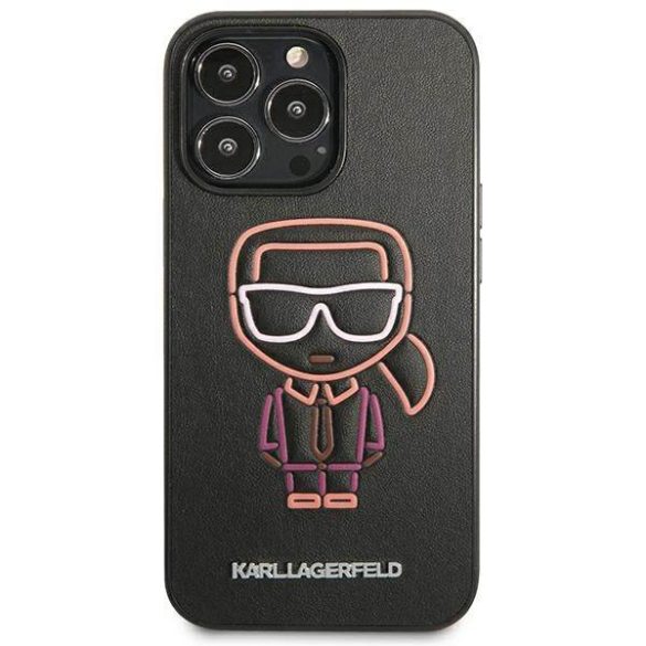 Karl Lagerfeld KLHCP13XTUOK iPhone 13 Pro Max 6,7" többszínű keménytok Karl ikonikus Outline