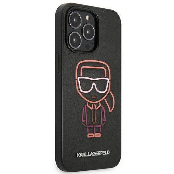 Karl Lagerfeld KLHCP13XTUOK iPhone 13 Pro Max 6,7" többszínű keménytok Karl ikonikus Outline