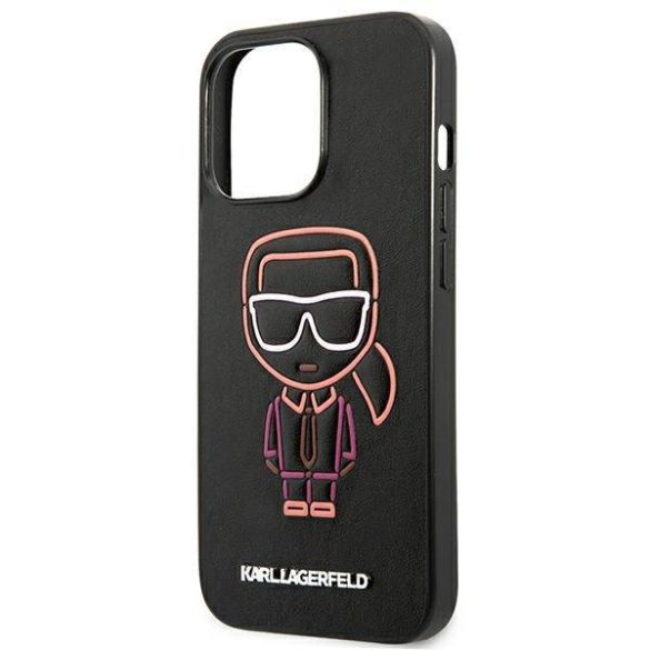 Karl Lagerfeld KLHCP13XTUOK iPhone 13 Pro Max 6,7" többszínű keménytok Karl ikonikus Outline