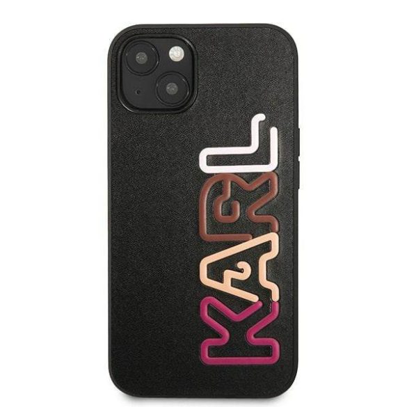 Karl Lagerfeld KLHCP13SPCOBK iPhone 13 mini 5,4" fekete keménytok Multipink Márka tok