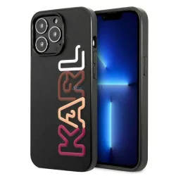   Karl Lagerfeld KLHCP13LPCOBK iPhone 13 Pro / 13 6,1" fekete keménytok Multipink Márka tok