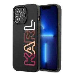   Karl Lagerfeld KLHCP13XPCOBK iPhone 13 Pro Max 6,7" fekete keménytok Multipink Márka tok