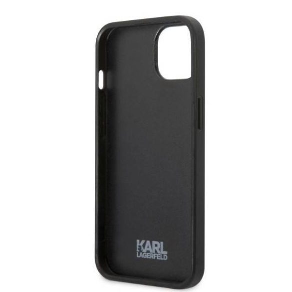 Karl Lagerfeld KLHCP13SPMNIKPI iPhone 13 mini 5,4" keménytok piros Monogram ikonikus Patch