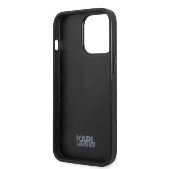 Karl Lagerfeld KLHCP13XPMNIKPI iPhone 13 Pro Max 6,7" keménytok piros Monogram ikonikus Patch tok