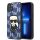 Karl Lagerfeld KLHCP13MPMNIKBL iPhone 13 / 14 / 15 6,1" keménytok kék Monogram ikonikus Patch