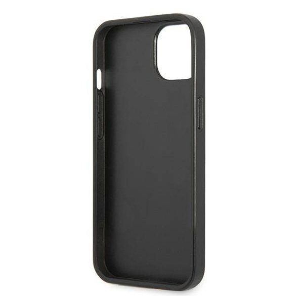 Karl Lagerfeld KLHCP13MPTLK iPhone 13 / 14 / 15 6,1" keménytok fekete perforált Allover