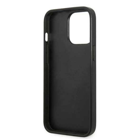 Karl Lagerfeld KLHCP13LPTLO iPhone 13 Pro / 13 6,1" keménytok narancssárga perforált allover tok