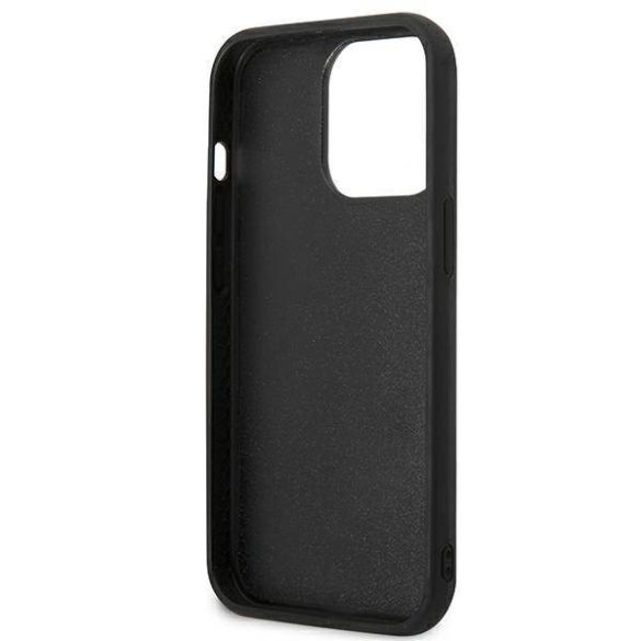 Karl Lagerfeld KLHCP13L3DRKCK iPhone 13 Pro / 13 6,1" fekete keménytok Karl&Choupette ikonikus 3D