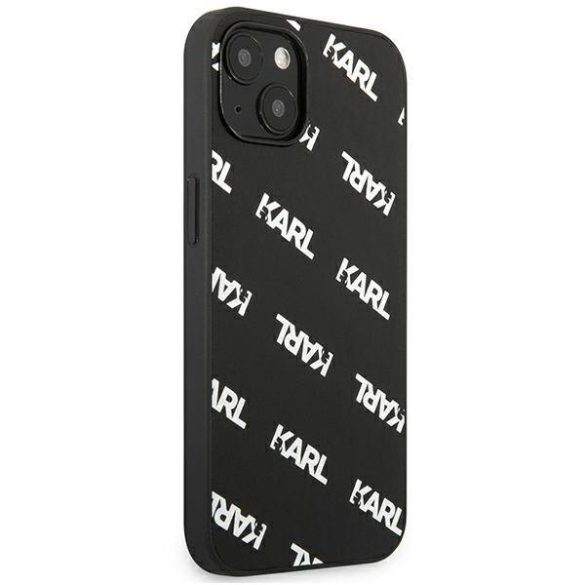 Karl Lagerfeld KLHCP13SPULMBK3 iPhone 13 mini 5,4" keménytok fekete Allover tok