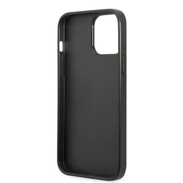 Karl Lagerfeld KLHCP13XCANCNK iPhone 13 Pro Max 6,7" keménytok fekete Karlimals Cardslot tok