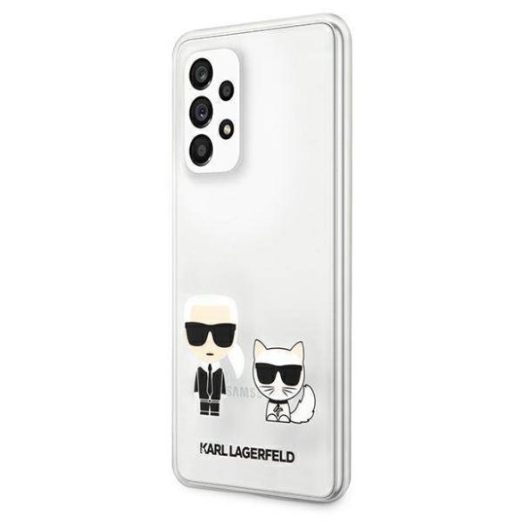 Karl Lagerfeld KLHCA53CKTR A53 5G A536 keménytok átlátszó Karl & Choupette