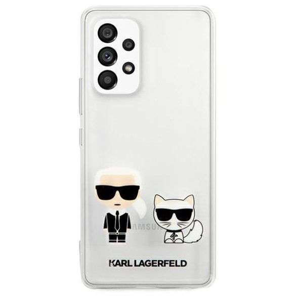 Karl Lagerfeld KLHCA53CKTR A53 5G A536 keménytok átlátszó Karl & Choupette