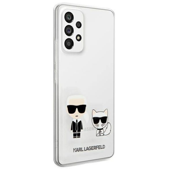 Karl Lagerfeld KLHCA53CKTR A53 5G A536 keménytok átlátszó Karl & Choupette