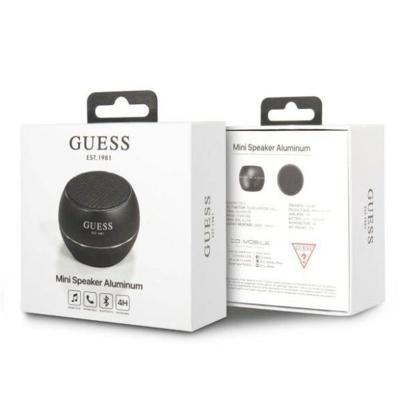 Guess Bluetooth hangszóró mini fekete