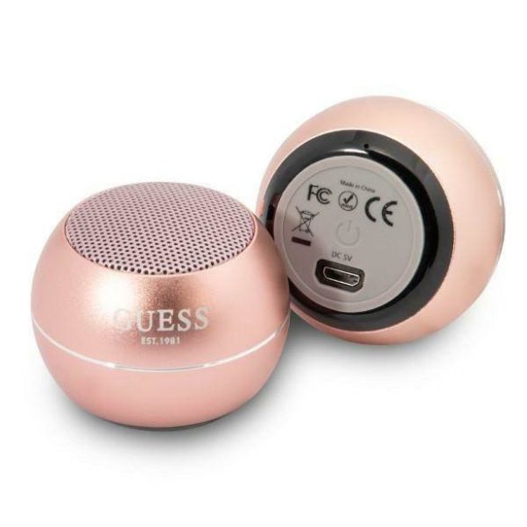 Guess Bluetooth hangszóró mini rózsaszín 