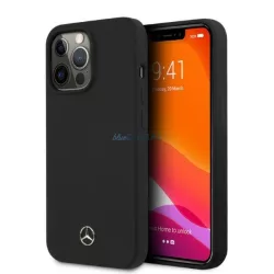   Mercedes MEHMP13LSILBK iPhone 13 Pro / 13 6,1" fekete szilikon Magsafe keménytok