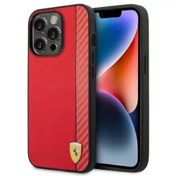  Ferrari FEHCP14LAXRE iPhone 14 Pro 6,1" piros Carbon keménytok