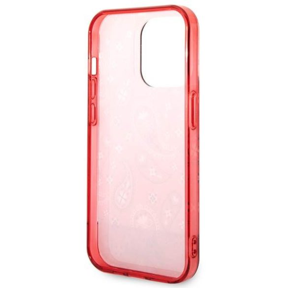 Guess GUHCP14XHGBNHR iPhone 14 Pro Max 6,7" piros Bandana Paisley keménytok