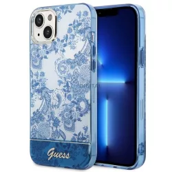   Guess GUHCP14MHGPLHB iPhone 14 Plus 6.7" kék keménytok Porcelán kollekció