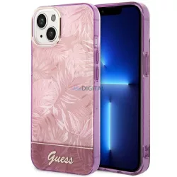   Guess GUHCP14MHGGJGHP iPhone 14 Plus 6.7" rózsaszín keménytok Jungle kollekció