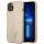 Guess GUHCP14MPSATLE iPhone 14 Plus 6.7" bézs színű keménytok SaffianoTriangle Logó