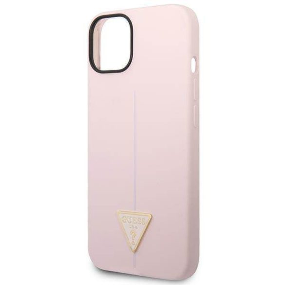 Guess GUHCP14MSLTGU iPhone 14 Plus / 15 Plus 6.7" lila keménytok Szilikon háromszög