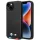 Etui BMW BMHCP14M22PTDK iPhone 14 Plus 6,7" fekete bőr bélyegző Tricolor tok