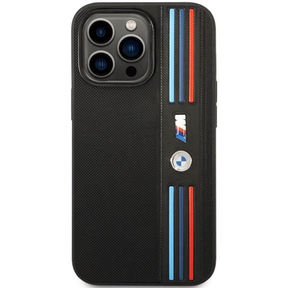 Etui BMW BMHCP14L22PPMK iPhone 14 Pro 6,1" fekete Tricolor M kollekció tok