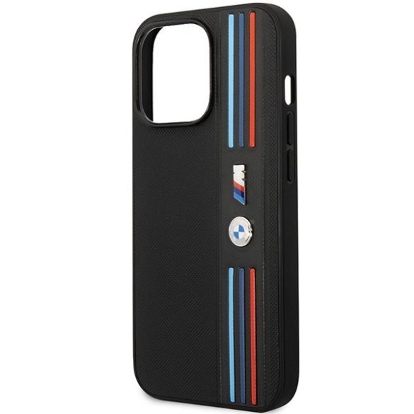 Etui BMW BMHCP14L22PPMK iPhone 14 Pro 6,1" fekete Tricolor M kollekció tok