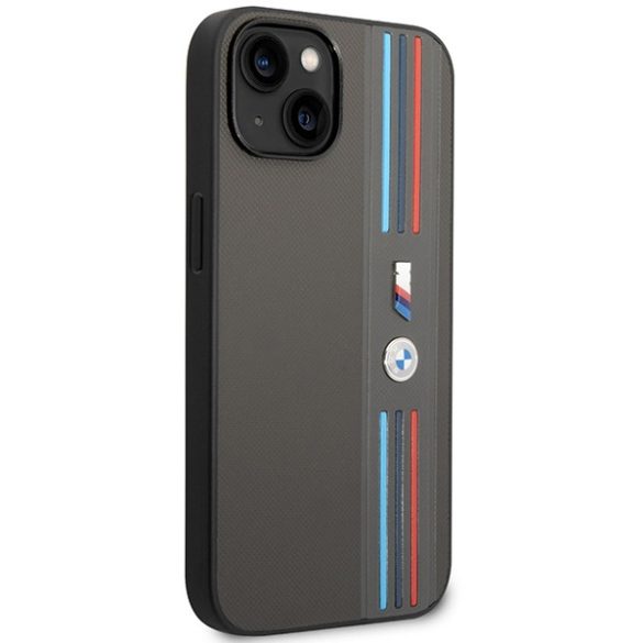 Etui BMW BMHCP14M22PPMA iPhone 14 Plus / 15 Plus 6,7" szürke Tricolor M kollekció tok