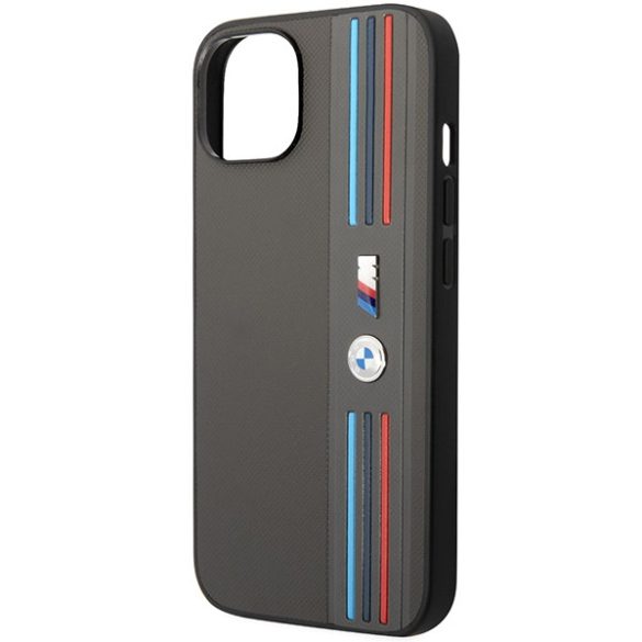 Etui BMW BMHCP14M22PPMA iPhone 14 Plus / 15 Plus 6,7" szürke Tricolor M kollekció tok