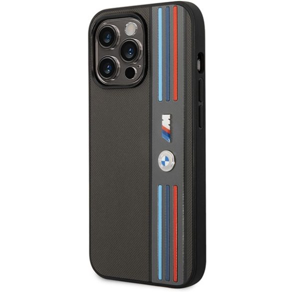 Etui BMW BMHCP14X22PPMA iPhone 14 Pro Max 6,7" szürke Tricolor M Collection iPhone 14 Pro Max 6,7" szürke Tricolor M Collection tok