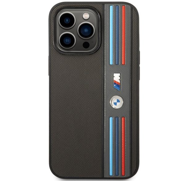 Etui BMW BMHCP14X22PPMA iPhone 14 Pro Max 6,7" szürke Tricolor M Collection iPhone 14 Pro Max 6,7" szürke Tricolor M Collection tok