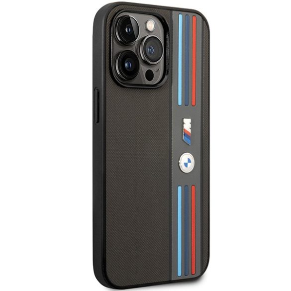 Etui BMW BMHCP14X22PPMA iPhone 14 Pro Max 6,7" szürke Tricolor M Collection iPhone 14 Pro Max 6,7" szürke Tricolor M Collection tok