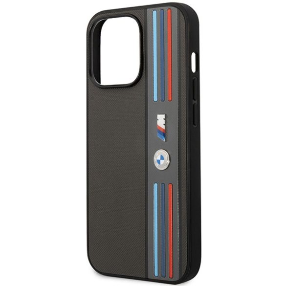 Etui BMW BMHCP14X22PPMA iPhone 14 Pro Max 6,7" szürke Tricolor M Collection iPhone 14 Pro Max 6,7" szürke Tricolor M Collection tok