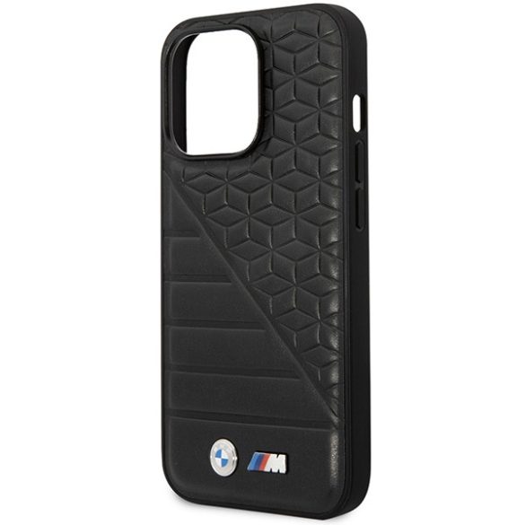 Etui BMW BMHCP14L22PMGK iPhone 14 Pro 6,1" fekete Bi Pattern tok