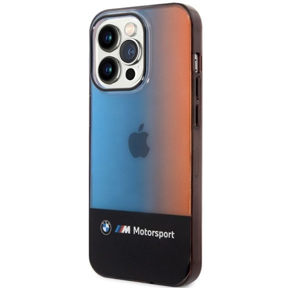 Etui BMW BMHCP14L22HMGK iPhone 14 Pro 6,1" fekete Fél Tricolor tok